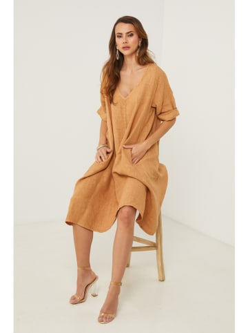 Fleur de Lin Kleid in Orange