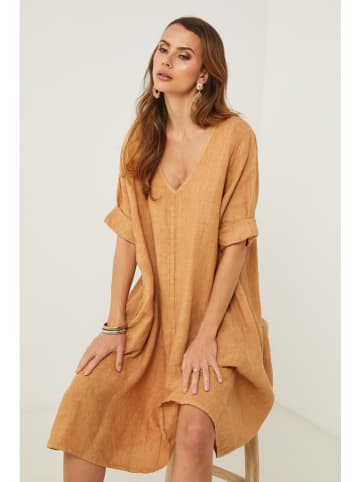 Fleur de Lin Kleid in Orange