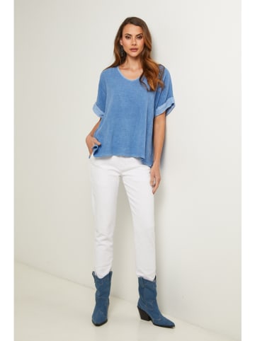 Fleur de Lin Blouse lichtblauw