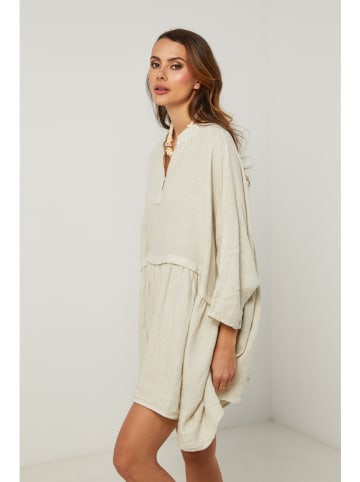 Fleur de Lin Kleid in Creme