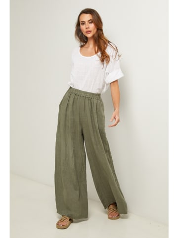 Fleur de Lin Marlenehose in Khaki