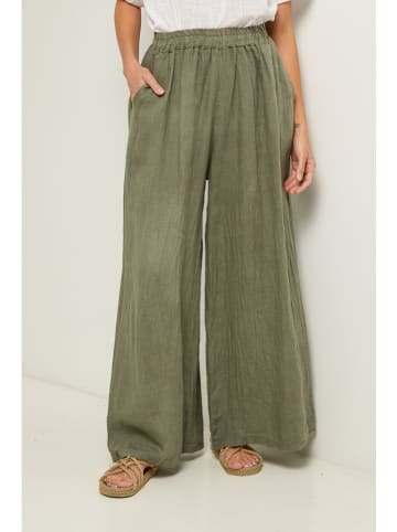Fleur de Lin Marlenehose in Khaki