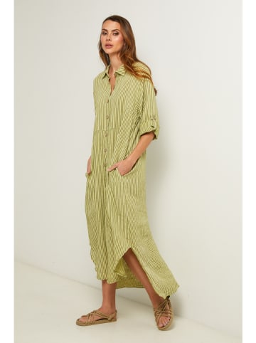 Fleur de Lin Kleid in Khaki