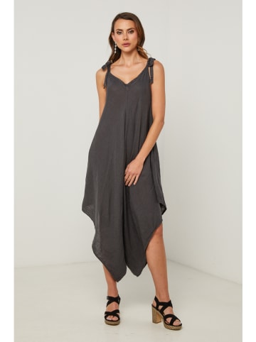 Fleur de Lin Jumpsuit in Anthrazit