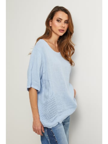 Fleur de Lin Blouse lichtblauw