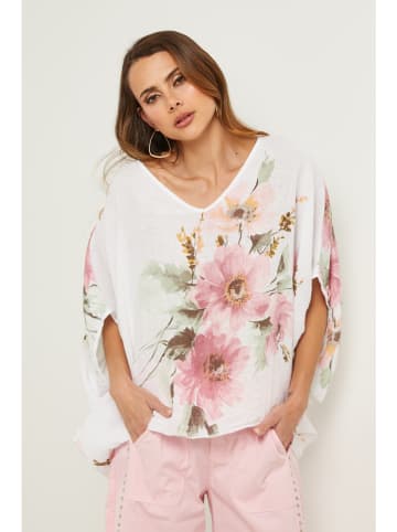 Fleur de Lin Bluse in Weiß