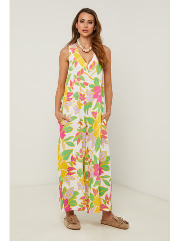 Fleur de Lin Jumpsuit in Weiß
