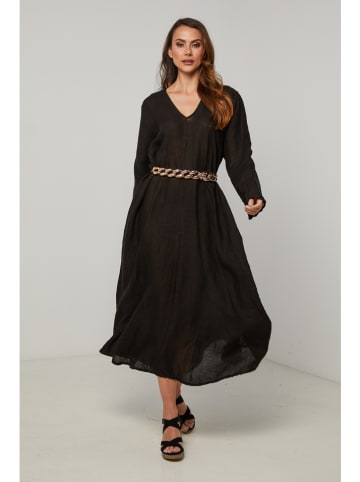 Fleur de Lin Kleid in Schwarz