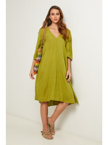 Fleur de Lin Jurk groen
