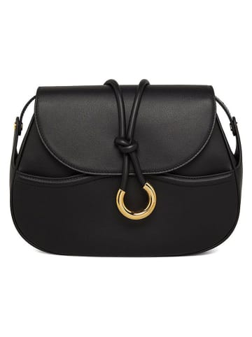 COCCINELLE Leder-Umhängetasche in Schwarz - (B)28 x (H)21 x (T)6 cm