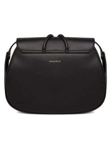COCCINELLE Skórzana torebka w kolorze czarnym - 28 x 21 x 6 cm