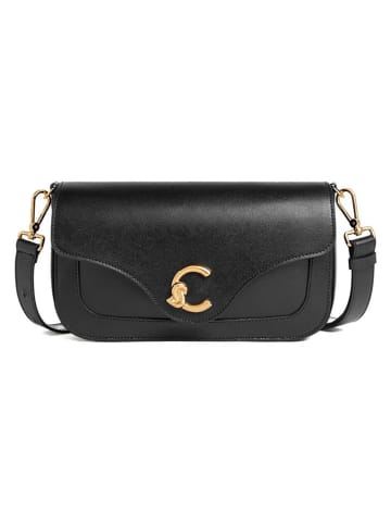 COCCINELLE Leder-Umhängetasche in Schwarz - (B)26 x (H)14 x (T)7 cm