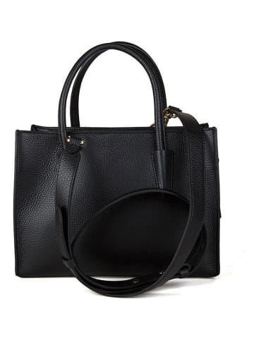 COCCINELLE Skórzana torebka w kolorze czarnym - 26 x 19 x 13 cm