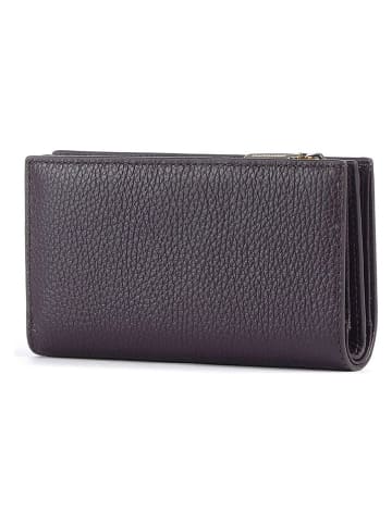 COCCINELLE Leren portemonnee paars - (B)16 x (H)9 cm