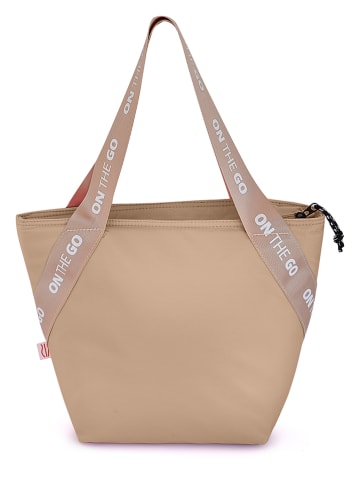 IRIS Barcelona Isolier-Lunchtasche "On the go" in Beige - (B)33,5 x (H)24 x (T)14 cm