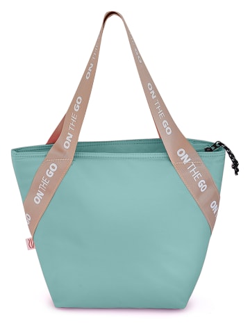 IRIS Barcelona Isolier-Lunchtasche "On the go" in Türkis - (B)33,5 x (H)24 x (T)14 cm