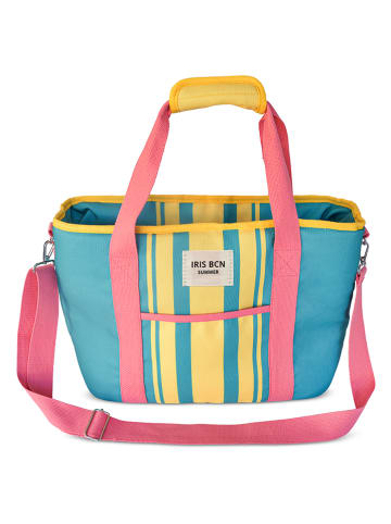 IRIS Barcelona Koeltas turquoise/geel/roze - (B)41 x (H)29 x (D)15 cm