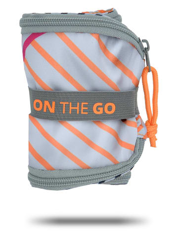 IRIS Barcelona Sandwichtasche "On the go" in Grau/ Orange - (B)11 x (H)25 x (T)3,5 cm