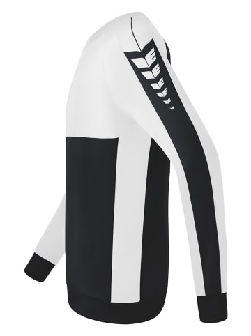 erima Sweatshirt "Six Wings" in Schwarz/ Weiß