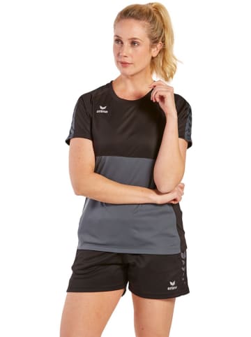erima Trainingsshirt "Six Wings" in Schwarz/ Grau