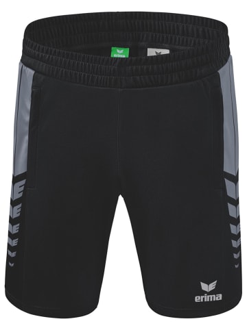 erima Trainingsshorts "Six Wings" in Schwarz/ Grau