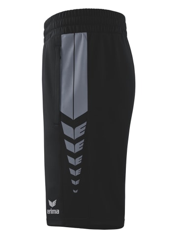 erima Trainingsshorts "Six Wings" in Schwarz/ Grau