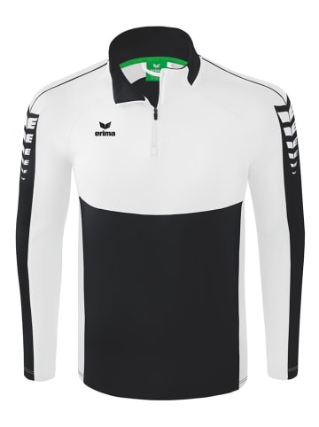 erima Trainingsshirt "Six Wings" in Weiß/ Schwarz