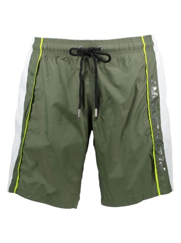 Plein Sport Szorty kąpielowe w kolorze khaki