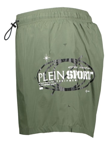 Plein Sport Szorty kąpielowe w kolorze khaki