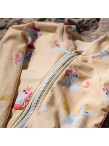 Filibabba Strój kąpielowy "Unicorn Shores" w kolorze żółtym