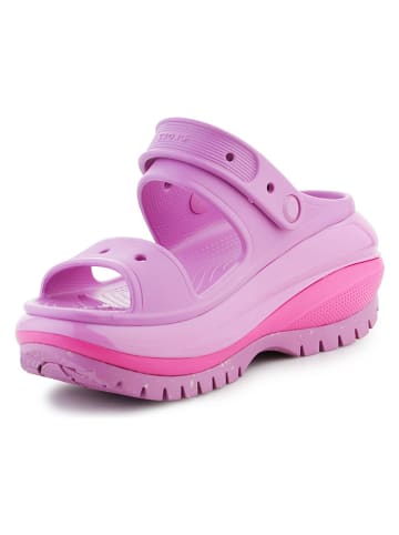 Crocs Keilsandaletten "Mega Crush" in Lila/ Pink