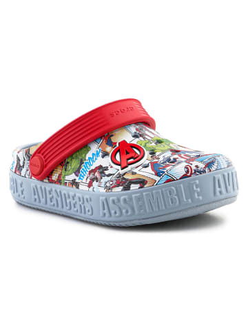 Crocs Crocs "Avengers Off Court" in Hellblau/ Rot