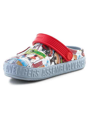 Crocs Crocs "Avengers Off Court" in Hellblau/ Rot