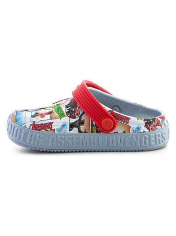 Crocs Crocs "Avengers Off Court" in Hellblau/ Rot