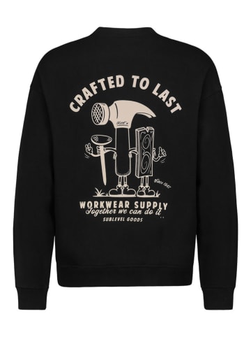 Sublevel Sweatshirt zwart
