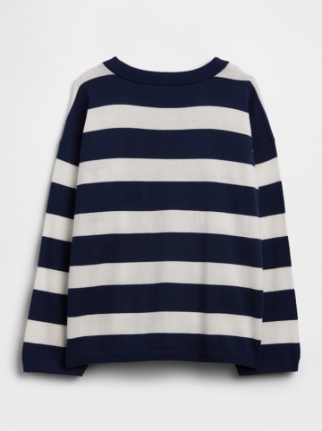 GAP Trui wit/donkerblauw
