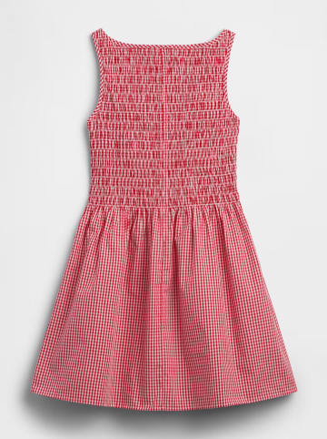 GAP Kleid in Rot/ Weiß