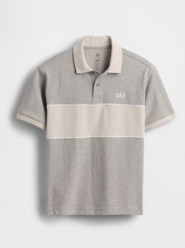 GAP Poloshirt in Grau