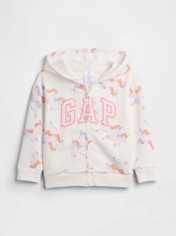 GAP Sweatjacke in Creme