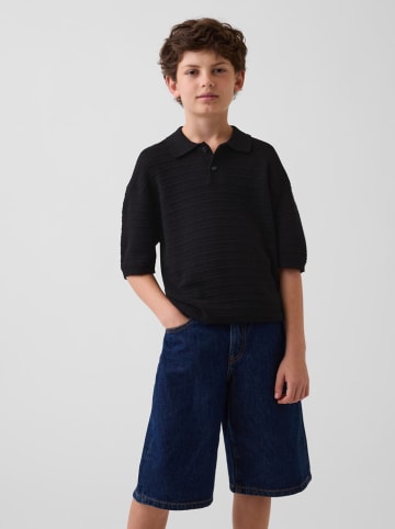 GAP Poloshirt in Schwarz