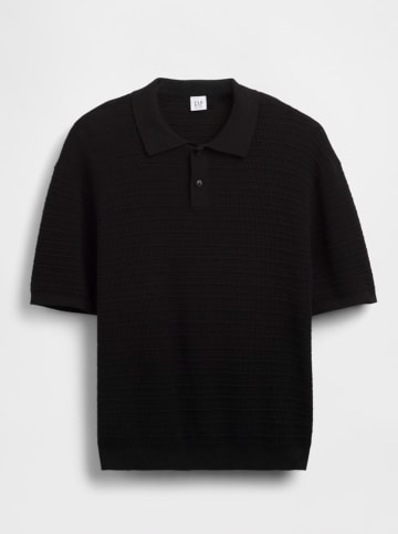 GAP Poloshirt in Schwarz