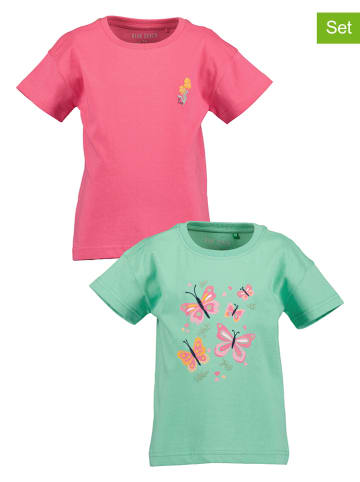 Blue Seven 2er Set: Shirts in Pink/ Mint