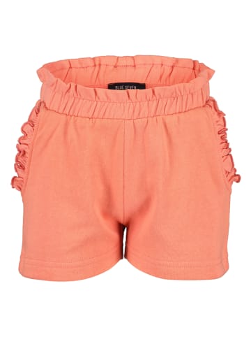 Blue Seven Shorts in Orange