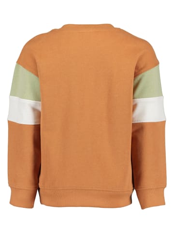 Blue Seven Sweatshirt in Orange