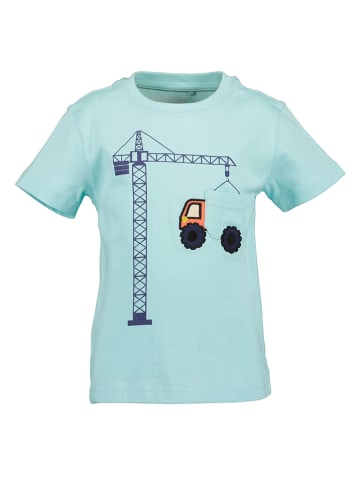 Blue Seven 2-delige outfit turquoise/donkerblauw