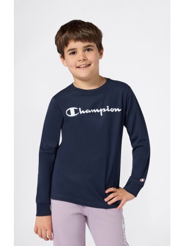 Champion Longsleeve in Dunkelblau