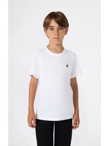 Champion 2er-Set: Shirts in Hellblau/ Weiß