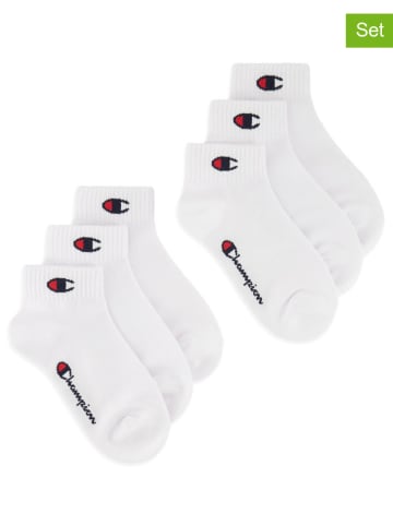 Champion 6-delige set: sokken wit