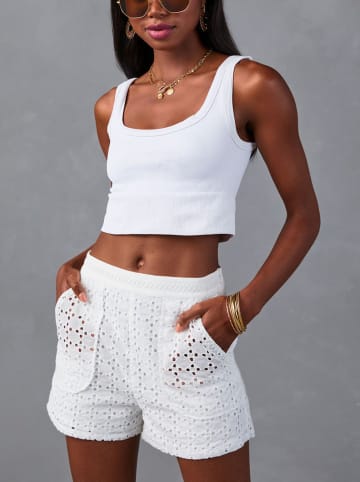 Milan Kiss Shorts in Weiß