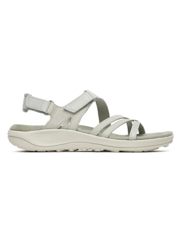 Merrell Leder-Wandersandalen "Harbor" in Grau